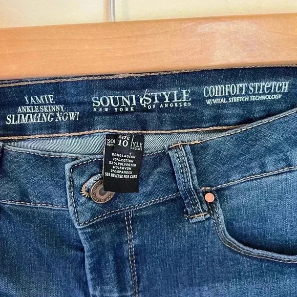 Comfort Stretch Slimming Skinny Jeans Sz 10 - Picture 4 of 4